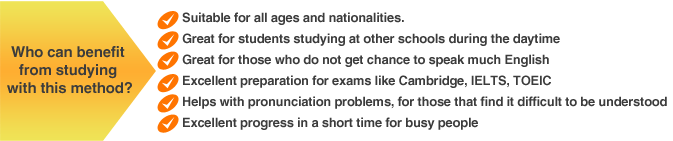 Who can benefit from studying with this method?